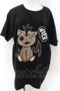 画像1: NieR Clothing / NieRくんptTシャツ XL ブラック O-24-12-18-068-PU-TO-OW-ZT051