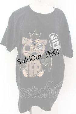 画像1: NieR Clothing / NieRくんptTシャツ XL ブラック O-24-12-18-068-PU-TO-OW-ZT051