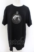 NieR Clothing / NieRちゃんptTシャツ XL 地球（ブラック） O-24-12-18-069-PU-TO-OW-ZT051