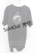 NieR Clothing / NieRちゃんptTシャツ XL 地球（ブラック） O-24-12-18-069-PU-TO-OW-ZT051