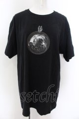 NieR Clothing / NieRちゃんptTシャツ XL 地球（ブラック） O-24-12-18-069-PU-TO-OW-ZT051