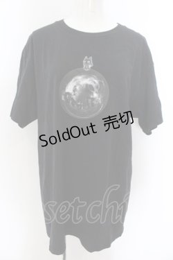 画像1: NieR Clothing / NieRちゃんptTシャツ XL 地球（ブラック） O-24-12-18-069-PU-TO-OW-ZT051