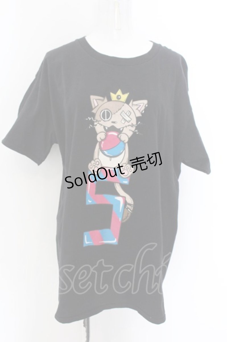 画像1: 【SALE】NieR CLOTHING / ミケptTシャツ XL 5（ブラック） O-24-12-18-070-PU-TS-OW-ZT051 (1)