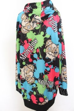 画像2: Meltyglow / Melty PAINT ZIP PARKA F マルチ O-24-12-18-083-PU-TO-OW-ZT388