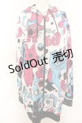NieR Clothing / 転写ZIPパーカー F オールキャラ（ホワイト×マルチ） O-24-12-18-084-PU-TO-OW-ZT388