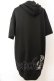 画像3: NieR Clothing / 半袖ZIPパーカー F ワンポイント（ブラック） O-24-12-18-085-PU-TO-OW-ZT259 (3)