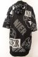 画像2: NieR Clothing / 転写pt半袖ZIPパーカー F ハートウイング（ブラック×ホワイト） O-24-12-18-086-PU-TO-OW-ZT259 (2)