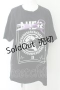NieR Clothing / プリントTシャツ XL ハサミ（ブラック） O-24-12-18-010-PU-TO-OW-ZT051