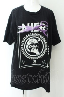 画像1: NieR Clothing / プリントTシャツ XL ハサミ（ブラック） O-24-12-18-010-PU-TO-OW-ZT051