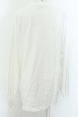 画像2: NieR Clothing / プリントカットソー XL ホワイト O-24-12-18-012-PU-TO-OW-ZT124