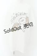 NieR Clothing / NieRちゃんptTシャツ XL ブチギレ（ホワイト） O-24-12-18-014-PU-TO-OW-ZT396