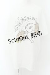 NieR Clothing / NieRちゃんptTシャツ XL ブチギレ（ホワイト） O-24-12-18-014-PU-TO-OW-ZT396