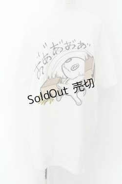 画像1: NieR Clothing / NieRちゃんptTシャツ XL ブチギレ（ホワイト） O-24-12-18-014-PU-TO-OW-ZT396