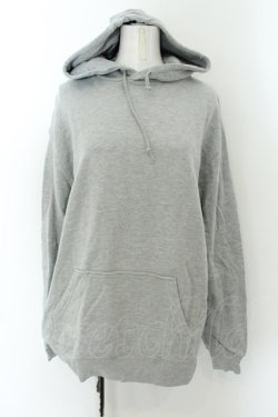 画像1: NieR Clothing / バックプリントパーカー XL 洗濯ばさみ（グレー） O-24-12-18-024-PU-TO-OW-ZT051