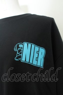 画像2: NieR Clothing / ONE君ptカットソー LL ONE君ワンポイント（ブラック） O-24-12-18-028-PU-TO-OW-ZT339