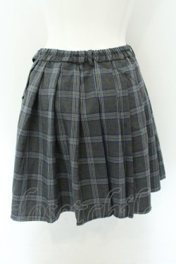 画像2: NieR Clothing / 巻きスカート風キュロットパンツ【ガチャベルト装飾付き】　 F グレー×ブラック O-24-12-18-003-PU-PA-OW-ZT166