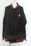 NieR Clothing / 内ポケット付き 達磨NIERちゃん BLOUSON JACKET【2023年限定デザ】 F ブラック O-24-12-18-041-PU-JA-OW-ZT122