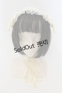 画像2: LOLITA他 / はしごレースヘッドドレス  イエロー O-24-12-21-056-LO-AC-IG-OS