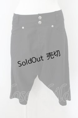 画像1: PEACE NOW / ぺろちょサルエルパンツ M ブラック O-24-12-21-003-PU-PA-IG-ZI