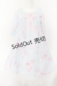 Angelic Pretty / Lovely Bathroomワンピース  サックス O-24-12-25-064-AP-OP-IG-OS