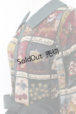 画像2: 【SALE】Jane Marple / Fairy tale cardsのワンピース M グリーン O-24-12-25-074-JM-OP-IG-ZT261