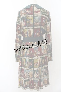 画像4: 【SALE】Jane Marple / Fairy tale cardsのワンピース M グリーン O-24-12-25-074-JM-OP-IG-ZT261
