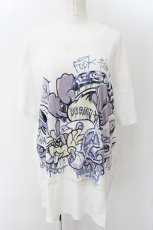 画像1: 【SALE】million dollar orchestra / グラフィックptTシャツ F ホワイト O-24-12-25-013-PU-TO-OW-ZT124 (1)