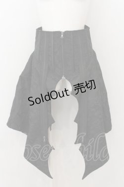 画像1: Qutie Frash / 蝙蝠ラップコルセット  ブラック O-24-12-25-129-QU-SK-YM-OS