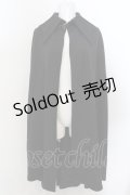 Moi-meme-Moitie / 蝙蝠マント  ブラック×ブラック裏地 O-24-12-25-138-MO-JA-OW-ZI