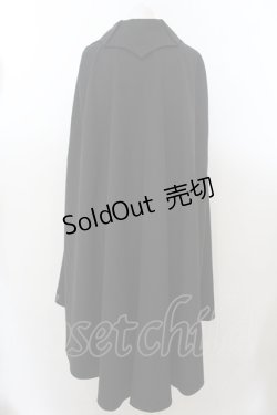 画像3: Moi-meme-Moitie / 蝙蝠マント  ブラック×ブラック裏地 O-24-12-25-138-MO-JA-OW-ZI