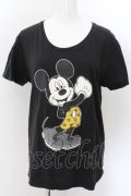 SuG / スピンズコラボTシャツ M ブラック O-24-12-25-023-PU-TO-OW-ZT124
