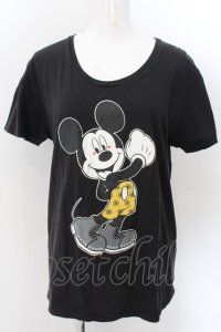 SuG / スピンズコラボTシャツ M ブラック O-24-12-25-023-PU-TO-OW-ZT124