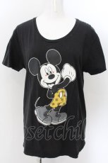 画像1: 【SALE】SuG / スピンズコラボTシャツ M ブラック O-24-12-25-023-PU-TO-OW-ZT124 (1)