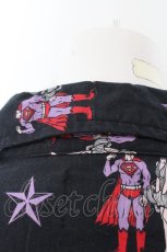 画像2: 【SALE】million dollar orchestra / スーパーマンptシャツ F ブラック O-24-12-25-024-PU-BL-OW-ZT124 (2)