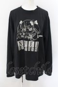 NieR Clothing / キャラクターptカットソー LL キャラクターロゴ（ブラック） O-24-12-26-060-PU-TO-OW-ZT388