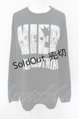 NieR Clothing / キャラクターptカットソー LL ブラック O-24-12-26-061-PU-TO-OW-ZT388