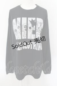 NieR Clothing / キャラクターptカットソー LL ブラック O-24-12-26-061-PU-TO-OW-ZT388