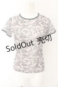 Jean Paul GAULTIER FEMME / カモフラパワーネットトップス  グレー O-24-12-26-031-GO-TO-OW-ZS
