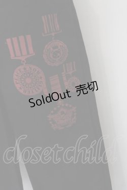 画像2: PEACE NOW / くまワッペンミリタリー調オーバーオール M ブラック O-24-12-27-001-PU-OP-OW-ZY