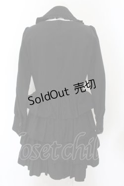 画像3: PEACE NOW / つけ襟付きティアードワンピース M ブラック O-24-12-27-016-PU-OP-OW-ZY