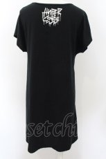 画像2: 【SALE】HYPER CORE / ガール＆スカルプリントTシャツ  ブラック O-24-12-27-025-PU-TO-OW-ZT259 (2)