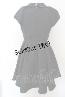 画像3: Honey Bunch / セーラームーンオリジナルジャガードハートワンピース F クロ O-24-12-27-034-LO-OP-OW-ZT164