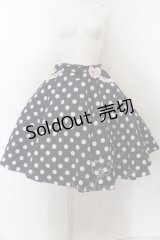 Angelic Pretty / Milkshakeドットサーキュラースカート  コン O-24-12-29-012-AP-SK-YM-OS