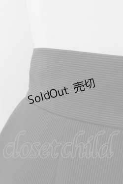 画像2: ATELIER BOZ / ストライプショートパンツ  グレー×ブラック O-24-12-29-002-EL-PA-IG-OS