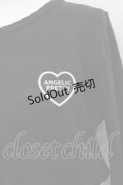 画像2: Angelic Pretty / Heartワッペンニットカーディガン  クロ O-24-12-29-025-AP-TO-OW-OS