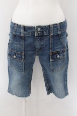 HYSTERIC GLAMOUR / ポケットハーフデニムパンツ S インディゴ O-24-12-30-001-PU-PA-IG-ZT244