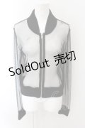【SALE】GLAD NEWS / スカルパッチメッシュMA-1  ブラック O-24-12-30-036-GL-TO-IG-ZT396