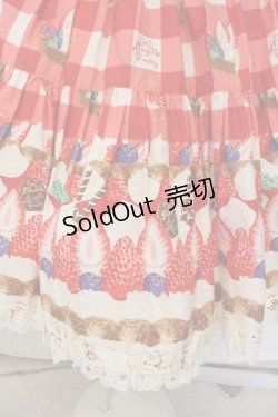 画像3: Angelic Pretty / トリプルタルトティアードジャンパースカート  アカ O-24-12-30-098-AP-OP-OW-OS