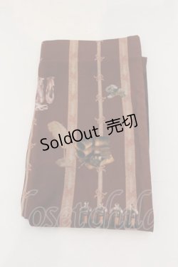 画像1: BABY,THE STARS SHINE BRIGHT / Labyrinth Collection Room 古城に眠る秘密の部屋 柄タイツ  ブラウン O-25-05-29-1030-BA-ZA-IG-ZT394-F004