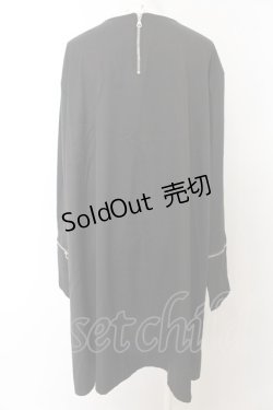 画像2: NieR Clothing / ZIPデザインワンピース F ブラック O-24-12-31-1043-PU-OP-OW-ZT277